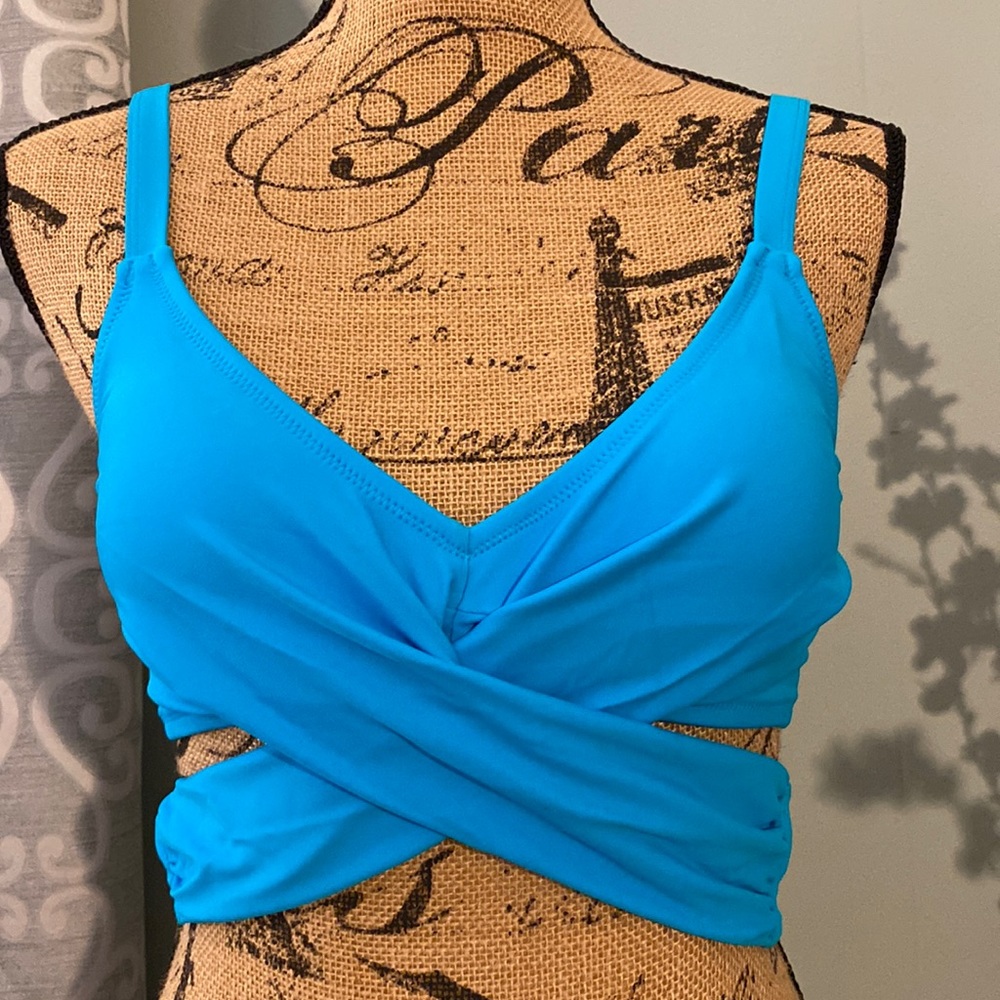 NWOT Amazon Bikini Wrap Around Bikini Top